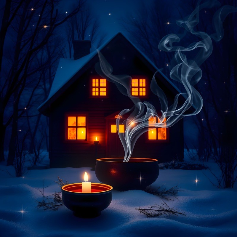 Rauhnachtbrauch: Räucherritual zur Hausreinigung